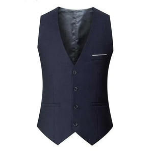Chaleco para hombre, chaleco de estilo coreano, chaleco de traje, primavera y otoño 2024, nuevo estilo, moda británica, Chaleco Ajustado para hombre - Product Image 5