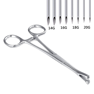 Vente en gros Pennington Forceps oreille fendue corps Piercing Triangle Pinces Forceps Pennington pince à saisir - Product Image 4