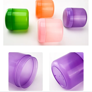 Vente en gros de bocaux ronds en plastique PET/PP/ABS de haute qualité de 300ml avec couvercles pour emballage cosmétique de marque Pavico - Product Image 1