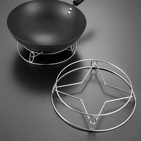Dessous de plat en métal de forme ronde tapis de marmite de cuisine pour servir un plat chaud vente chaude dessous de plat rond support de napperon de Table