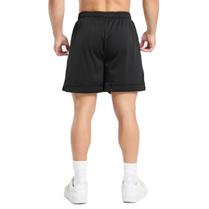 Trendy Men Gym Mesh Shorts Lightweight Breathable Running Basketball <b>Training</b> Sports Shorts Elastic Waist Quick Dry Fitness - Product Image 4