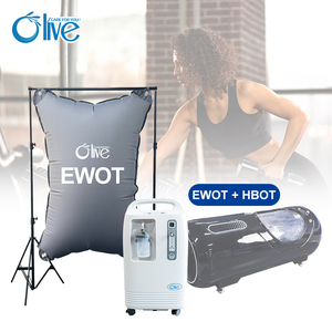 Système d'entraînement à l'oxygène à haut débit Olive pour usage domestique et commercial, réservoir O2 10L, sac 1000L avec thérapie HBOT - Product Image 1