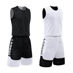 Conjuntos de camisetas de baloncesto personalizadas para adultos, uniforme deportivo para niños y niñas, ropa deportiva de equipo degradado, 100% de poliéster, transpirable, de secado rápido - Product Image 6