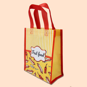 Non-woven Customizable Small Size Shopping Bags with PP Webbing Handles - Product Image 4