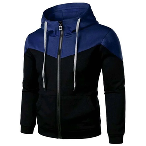 Sudadera con capucha de invierno para mujer Xafa Weavings, de forro polar grueso sin forro, con cremallera completa, informal, con logo bordado frontal, tejida a medida - Product Image 2