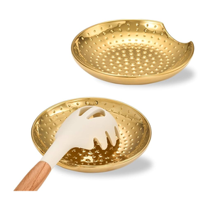 Cuchara de sopa de cocina de latón de alta calidad, pinzas de descanso y soporte para cuchara de sopa de cocina, soporte para estante de descanso - Product Image 4