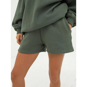 Shorts Deportivos de Mujer al por Mayor, Personalizados, de Alta Demanda, Color Verde Oliva, Tela Suave, Shorts de Alta Calidad para Mujer - Product Image 2