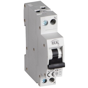 เบรกเกอร์วงจร Ideal 1P+N C6 6A 230V 50Hz ได้รับการรับรองมาตรฐาน CE - Product Image 1