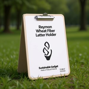Porta Lettere in Fibra di Grano Reymon, Gadget Sostenibile Realizzato con Materiale Naturale - Product Image 3