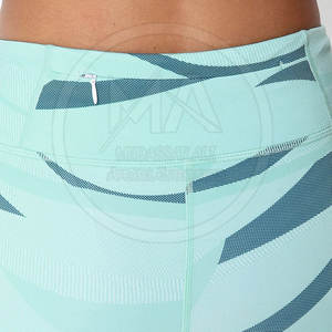 Leggings couleur unie taille moyenne pour femmes impression par sublimation vente directe en usine pantalon de yoga respirant à séchage rapide pour la gym - Product Image 5