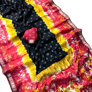 Diseñador Mangalkari Smoothy Printed Patola Silk Saree Nuevo lanzamiento para fiesta de boda para Diwali Floor-Length Fancy Designer Saree - Product Image 1