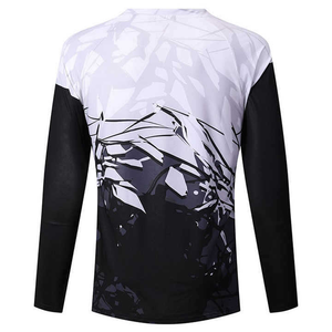 เสื้อเจอร์ซีย์มอเตอร์ครอสแบบระเหิดเสื้อแข่งแขนยาวธรรมดาแบบสั่งทำเสื้อเจอร์ซีย์ระบายอากาศได้ดี - Product Image 2