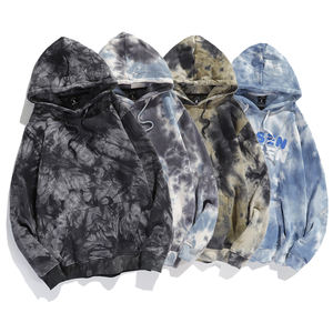 Sudadera con Capucha Unisex Personalizada de 550 g/m², Estilo Urbano, Tie-Dye Degradado de 300 g/m², 100% Algodón, Felpa, Holgada - Product Image 2