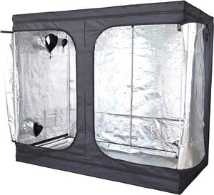 2024 conception populaire grande taille étanche 4x8 tente de culture de champignons 1680D Mylar 120x240 boîte de culture Kit complet avec ventilateur lumière LED - Product Image 1