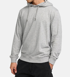 Sudaderas con Capucha de Manga Larga para Hombre, Bordado con Logotipo, Alta Calidad, Antiencogimiento, Ajuste Holgado, Color Sólido, para Invierno - Product Image 2