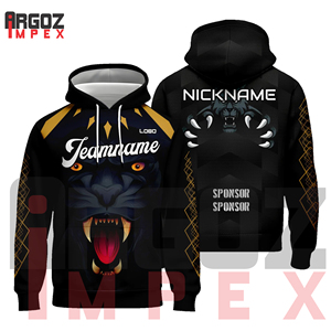 Sudadera con capucha de secado rápido para hombre 100% poliéster con diseño de mascota sublimada para ropa de invierno informal - Product Image 6