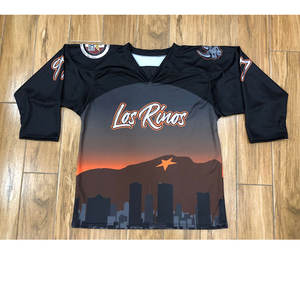 Maillot de hockey sur glace haute visibilité grande taille sur mesure pantalon technique de sublimation pratique porter 100% polyester - Product Image 4