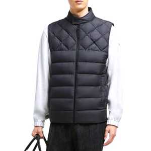 Veste matelassée imperméable à capuche, style décontracté en nylon personnalisé, fermeture éclair sur le devant, logo, pour toutes les saisons, haute qualité - Product Image 1