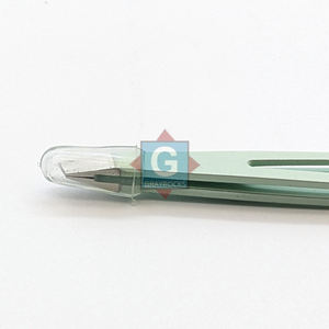 Pince à sourcils inclinée en acier inoxydable de haute qualité Instruments de beauté en gros - Product Image 6