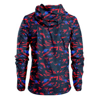 Chaqueta Ligera Unisex para Correr, 100% Nailon, con Capucha, Estilo Casual para Exteriores, Impermeable, Transpirable y Resistente al Viento