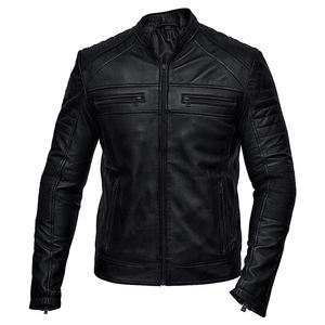 Chaqueta impermeable personalizada Otoño e Invierno motocicleta chaqueta de cuero Racing - Product Image 1