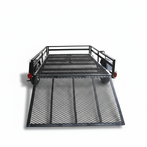 Remolque ATV de Calidad, Resistente, de 2001-3000 kg, de Acero, para Jardín, Granja, con Malla, Carro Volquete para Cortacésped, en Oferta, Europa, EE. UU. - Product Image 1