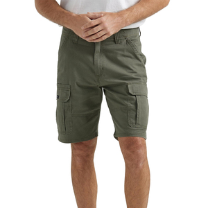 Pantalones cortos Cargo de verano para hombre con múltiples bolsillos, diseño personalizado y logotipo, pantalones cortos Cargo teñidos lisos antiarrugas para hombre - Product Image 1