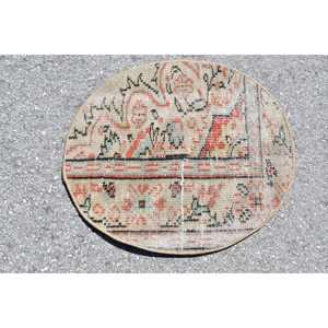 Vintage turc 180X240 pouces grand tapis rouge Beige laine Latex Style classique Patchwork Rectangle couloir pour la décoration de la chambre - Product Image 4