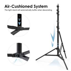 LT30 Black Light Stand Corner Version-Aluminium - Product Image 6