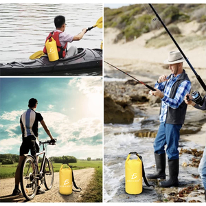 Borsa Impermeabile con Chiusura a Rotolo da 10L per Attività Sportive Acquatiche all'Aperto - Product Image 4