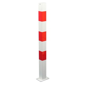 Palo di barriera -CENTUM- Ø 100 x 100 mm, con piastra di base per il fissaggio - Product Image 1