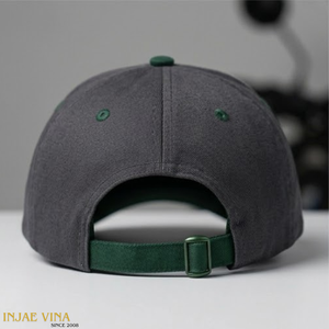 Casquette de baseball 5 panneaux personnalisée avec logo OEM ODM, fabriquée au Vietnam, bicolore, haute qualité, structurée, sport, mode, pêche, en toile, snapback - Product Image 4