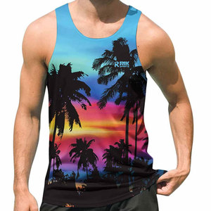 Camisetas sin mangas para hombre, ropa deportiva, sublimación, transpirable, para entrenamientos, camiseta de gimnasio transpirable a precio razonable - Product Image 1