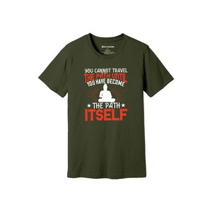 T-shirt 100% coton avec impression de thèmes de bouddha Style décontracté 12 options de couleur 160-180 Placement de conception personnalisable GSM lourd - Product Image 6