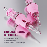 Nuojo Vente en gros OEM Cartouche d'aiguilles de tatouage jetables Maquillage permanent Microblade Personnalisé Certifié CE 100% Stérilisé 316