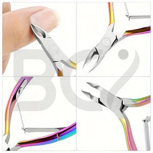 Coupe-cuticules en acier inoxydable à large ouverture de mâchoire et lame incurvée pour manucure et pédicure - Précision et élimination des peaux mortes - Product Image 4