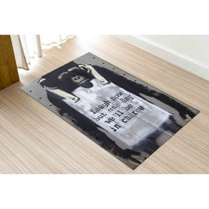 Alfombra con Diseño de Mono de Banksy: Alfombra Antideslizante, Alfombra Suave de Tela No Tejida - Product Image 5