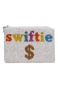 กระเป๋ามีซิปขนาดเล็กลายปักลูกปัดทำมือสวยงามมีสไตล์หรูหราแฟนซีจากอินเดีย - Product Image 3