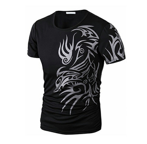 T-shirt unisexe pour homme en coton 100% de haute qualité, à séchage rapide, personnalisé, écologique, manches courtes - Product Image 1