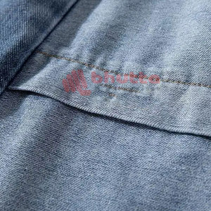 Comfort Factory Price Plus Size <b>Men</b> 100% Cotton Casual Denim <b>Jeans</b> Shorts Pocket Design Light Blue Zipper Fly Mid Elastic - Product Image 5