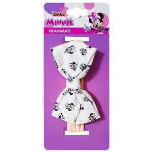 LISTO PARA EL SILLERO H.E.R. Accesorios con Licencia Oficial para Bebés, Adorables Lazos Originales de Minnie para la Cabeza, Diademas Elásticas Suaves para Recién Nacidas - Product Image 1
