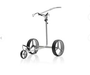 Chariot de golf électrique JuCadS New SL Titan Travel 2.0 avec fonction poussée et batterie au lithium KE - Product Image 1