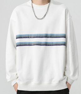 Sweat-shirt à capuche épais en coton 100% uni, col rond, personnalisé, brodé, streetwear, luxe, pour hommes - Product Image 6