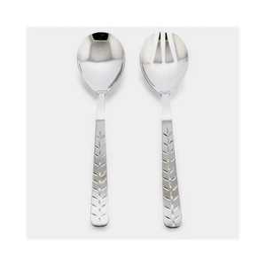 Juego de servidor de ensalada con mango de diseñador, juego de cubiertos de Metal de diseño único de acero inoxidable, cubiertos útiles para restaurante y Hotel - Product Image 4