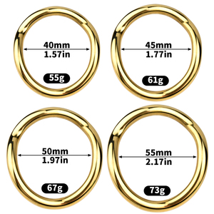 Male <strong>Penis</strong> Cock Ring Smooth Arc Ring Delay Ring Stainless Steel Scrotum Ball Stretcher <strong>Weights</strong> Pleasure Enhancing Sex Toys - Product Image 6