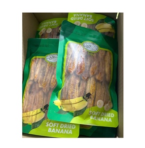 แพ็คสุญญากาศเนื้อกล้วยอบแห้งปราศจากน้ำตาล1กก. 500กรัมสำหรับซูเปอร์มาร์เก็ตเนื้อผ้ากล้วยอบแห้งไม่ใส่น้ำตาลจากโรงงานเวียดนาม - Product Image 3
