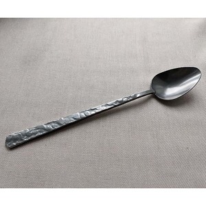 Silver Polished Salad Server Spoon & Fork Set with White Marble Design Handle Wedding Table <b>Decor</b> 100pcs MOQ Metal Material - Product Image 4