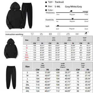 Vêtements de mode Survêtement à manches longues pour hommes Survêtement surdimensionné de haute qualité pour hommes pour un usage décontracté - Product Image 6