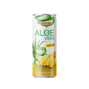 Boisson à l'aloe vera en conserve à essayer absolument, 330 ml, avec jus d'ananas, boisson gazeuse, fabrication OEM ODM du Vietnam - Product Image 1