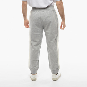 กางเกงวอร์มขายาวสำหรับผู้ชายผ้าคอตตอน100% กางเกงวอร์มทรงหลวมกันลมเอวสูงซักสีเข้มดีไซน์ตามต้องการ - Product Image 2